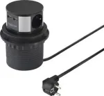 SYGONIX SY-4780156 toiteplokk-torn 8 vahelduvvoolu pistikupesa, 2 USB-A, 1 USB-C, 1,5 m kaabel, must/h&otilde;bedane