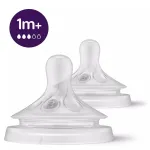 Philips Avent Natural Response silikoonist luttid keskmise vooluga 1M+ (2 pakk)
