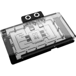 Graafikakaardi vesiblokk Alphacool WAK Core GeForce RTX 5080 jaoks, &uuml;hilduv TUF Gaming tagapaneeliga