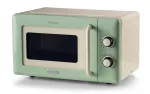 Ariete Vintage Line 3960 Vintage mikrolaineahi, 800W, maht 20L, 3 funktsiooni, 5 k&uuml;psetustaset, taimer, roheline