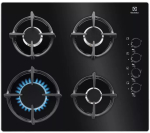Electrolux EGG6407K Must sisseehitatav 59 cm gaasipliit 4 p&otilde;letiga