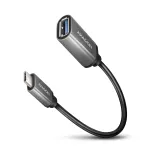 Axagon RUCM-AFAC kaabli adapter USB-C (M) -> USB-A (F), 20cm, USB 3.2 Gen 1, 3A, ALU