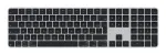 Apple Magic Keyboard klaviatuur Touch ID ja numbriklaviatuuriga, saksa paigutus, mustad klahvid