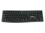 Equip Wired USB klaviatuur, Full-size (100%), Wired, USB, QWERTY, Must