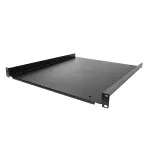 StarTech.com SHELF-1U-20-FIXED-S 1U 19-tolline fikseeritud konsoolriiul serverikapile, esik&uuml;ljele paigaldatav, kandev&otilde;ime 25 kg (55 naela), s&uuml;gavus 50 cm (20 tolli)