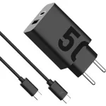 Sisene vahelduvvoolu kiirlaadija Motorola TurboPower 50W &mdash; universaalne USB-C, must