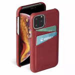 Kaitsev CardCover-&uuml;mbris Krusell Sunne Apple iPhone 11 Pro Maxile, vintage punane