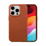 dbramante1928 Roskilde MagSafe nahk&uuml;mbris iPhone 15 Pro Max jaoks, helepruun
