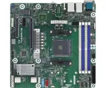 Emaplaat ASRock X570D4U Micro ATX &mdash; AMD X570, Socket AM4, 4&times; DIMM, DDR4, max 32 GB, 12&times; SATA III, 3&times; RJ-45