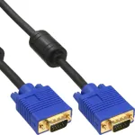 InLine S-VGA-kaabel Premium 15HD isane / isane must 3 m