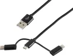 USB-kaabel ShiverPeaks BS14-50068 1m USB A Micro-USB B Must