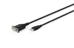 USB 2.0 - RS232 adapterkaabel DIGITUS DA-70172, 1,8 m, FTDI FT232RNL kiibistik, USB t&uuml;&uuml;p-A - DB9