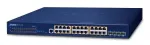 Hallatav kommutaator PLANET Layer 3 24 pordiga 10/100/1000T Gigabit Ethernet 1U