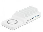 Eraldiseisev laadija DeLOCK USB ja juhtmevaba laadija 2 x USB USB-C PD + 3 x USB Type-A, 110 W