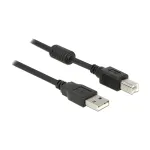 USB-kaabel DeLOCK 83566 USB 2.0 1m USB A USB B Must