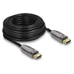 DELOCK Active Optical kaabel DisplayPort 2.1 8K 60 Hz 40 Gbps 15 m