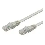 Wentronic Goobay CAT 5e &uuml;henduskaabel, U/UTP, hall, 0,5 m - CCA vasksegu (68337)