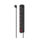 Hama 00223160 nutikas pistikupesadega pikendusjuhe 6 vahelduvvoolu pistikupesa 1,4 m 3680 W