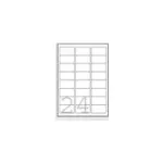 Avery J8159-25 aadressisildid, 33,9 x 64 mm, 600 silti (25 lehte x 24)