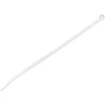 StarTech.com 10-tolline (25 cm) kaablisidemed &ndash; 1/8 tolli (4 mm) laiad, 2-5/8 tolli (68 mm) kimbu l&auml;bim&otilde;&otilde;t, 50 naela (22 kg) t&otilde;mbetugevus, nailonist iselukustuvad lipsud kumera otsaga, 94V-2/UL loetletud, 1000 tk pakend &ndash; valge