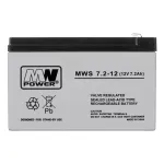 MPL Power Elektro MWS 7.2-12 UPS aku, pliiaku, VRLA AGM, 7.2Ah, 12V