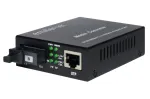 EMITER EM/1GB-ETH-1XSC-1550 Fiiberoptiline muundur WDM Ethernet 10/100/1000 Mbps RJ45/1xSC SM 9/125 (Tx 1550nm / Rx 1310nm) 20km