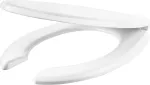 DEANTE Soft-Close tualettpott iste Duroplast materjalist, reguleeritavate hingedega, valge l&auml;ikiv viimistlus
