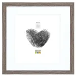 Deknudt S66KH3 P1 20x20 Wood Grey Oak Picture Frame with Passepartout