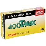 Kodak TMY 400 T-Max 120 mustvalge negatiivfilm, 5 rulli pakk