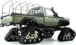 Amewi AMXRock RCX10PTS Scale Crawler Pick-Up Matte Green 1:10 RTR Brushed RC Model Car Electric Crawler 2,4 GHz (22463)