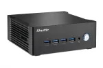 Shuttle Nano PC NA10H7, AMD Ryzen&trade; 7-8845HS APU, Radeon780M, 2xHDMI, 2xUSB-C 4.0(DP), 2x2.5Gbit LAN, 24/7 pidev t&ouml;&ouml;, koos VESA kinnitusega
