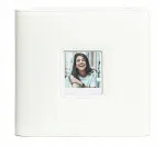 LOVEINSTANT Fotoalbum Polaroid Go jaoks &ndash; 36 lehte, 288 fotot, valge PU-nahk