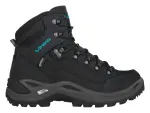 LOWA Renegade GTX Mid Ws naiste matkasaapad - must/t&uuml;rkiis