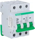 GACIA N8BH 10kA C 3P 40A Miniature Circuit Breaker MCB