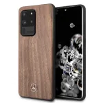 Mercedes-Benz Wood Line Walnut k&otilde;va kate Samsung Galaxy S20 Ultra (G988) jaoks - pruun