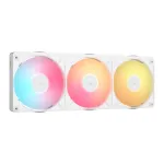 CORSAIR iCUE LINK RX360 II Unified Frame RGB Valge 120mm PWM Ventilaator Kolmikpakk