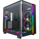 Montech KING 95 PRO Midi-Torn, karastatud klaas, ARGB - must