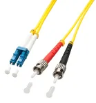 Lindy 2 m LC/ST InfiniBand/kiudoptiline kaabel Mitmev&auml;rviline, Kollane