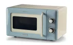 Ariete Vintage Line 3960 Vintage mikrolaineahi, 800 W, mahutavus 20 L, 3 funktsiooni, 5 k&uuml;psetustaset, taimer, sinine