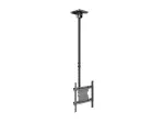 Multibrackets M Public Ceilingmount Medium Single laehoidik, 81,3&ndash;116,8 cm (32&ndash;46 tolli), maks 70 kg, VESA 100x100 kuni 400x400, kalle -5 kuni +15&deg;, must