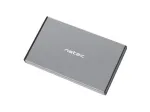 V&auml;line k&otilde;vaketta/SSD-korpus NATEC Rhino GO &mdash; 2,5-tolline SATA, 9,5 mm, USB 3.0, alumiinium, hall, kuni 4 TB