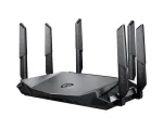 MSI RadiX AX6600 WiFi 6 kolmeribaline traadita ruuter Gigabit Ethernet kolmeribaline (2,4 GHz / 5 GHz / 5 GHz) must
