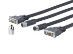 Vivolink PRODVICW15 DVI-kaabel 15 m DVI-D Must