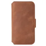 PhoneWallet Krusell Samsung Galaxy S21+ vintage cognac &mdash; rahakotistiilis telefonikohver