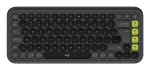 Logitech POP Icon Keys klaviatuur universaalne Bluetooth QWERTY US International Graphite Green