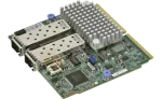Supermicro AOC-MTGN-I2S laienduskaart v&otilde;rguadapter 10 Gb, 2 porti SFP+