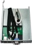 Supermicro MCP-220-00114-0N 2x USB 3.0/COM salv &otilde;hukese DVD-pesa jaoks, must