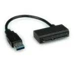 ROLINE USB 3.0 to SATA Adapter - Storage Controller - 6.4 cm, 8.9 cm (2.5, 3.5) - SATA 6Gb/s - 600 MBps - USB 3.0 - Must (12.02.1043)