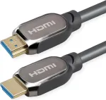 ROTRONIC-SECOMP Roline - Ethernetiga HDMI-kaabel - HDMI isane kuni HDMI isane - 1 m - topeltisolatsioon - must - v&auml;litingimustes, 8K50/60Hz (7680 x 43