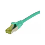 patch-kaabel RJ45, CAT6A 500Mhz, 1,0m, Roheline, S-STP(S/FTP), TPE/LSZH(Ultraflex), AWG26, koos Cat.7 toorkabliga, Synergy 21 (S217673)